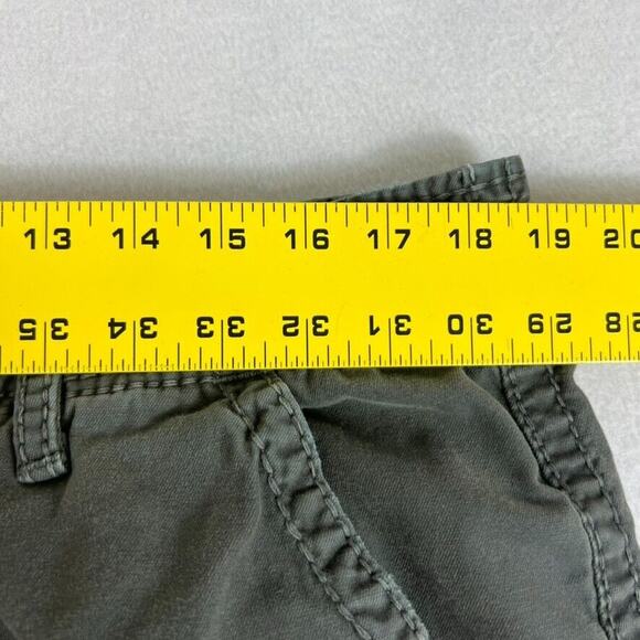 True Religion Pants Mens 38 Gray Cargo Anthony Distressed Logo Drawstring - Picture 8 of 16